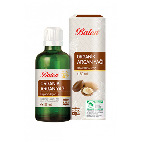Balen Organik Argan Yağı 50 Ml Bitkisel Sabit Yağ