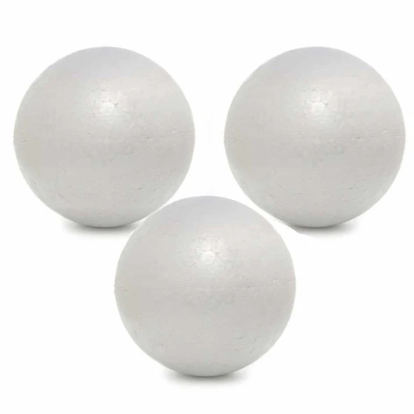 Strafor Köpük Top 4 Cm ( 3 Adet )