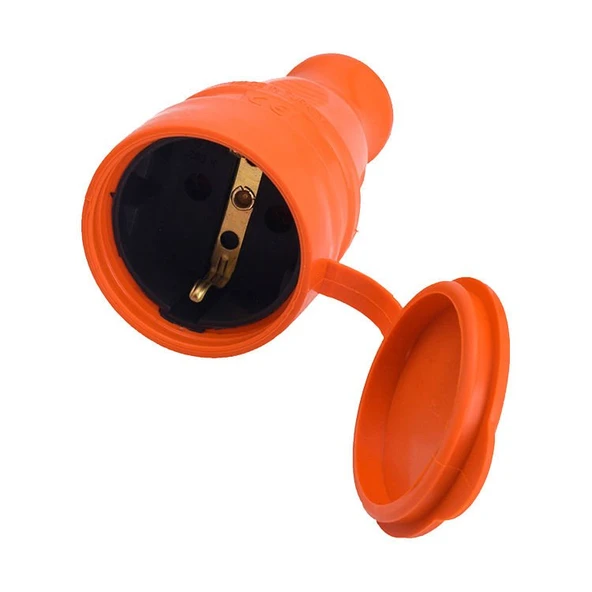 Bylion KDP-O Monofaze Kauçuk Uzatma Dişi Fiş - 2