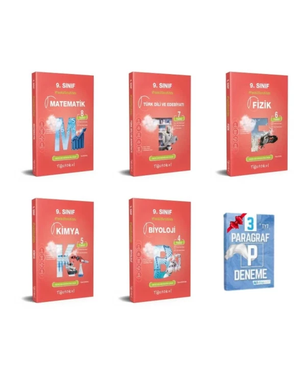 9.Sınıf Matematik Edebiyat Fizik Kimya Biyoloji Fasikül Soru Kitabı