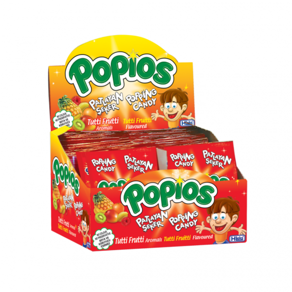Hleks Patlayan Şeker Popios 40 Adet 4 Gr Tutti Frutti - 4