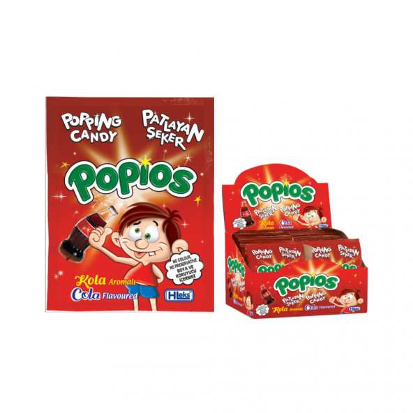 Hleks Patlayan Şeker Papios 40 Adet Kolalı 2 Paket - 2