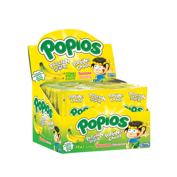 Hleks Patlayan Şeker Papios 40 Adet Muzlu 2 Paket - 3