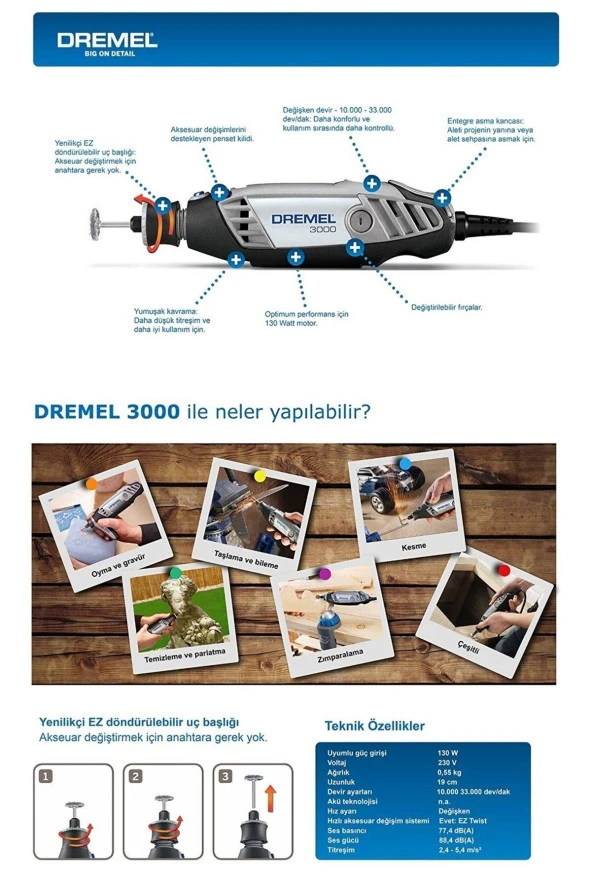 DREMEL® 3000 (3000-1/25 EZ) - 2
