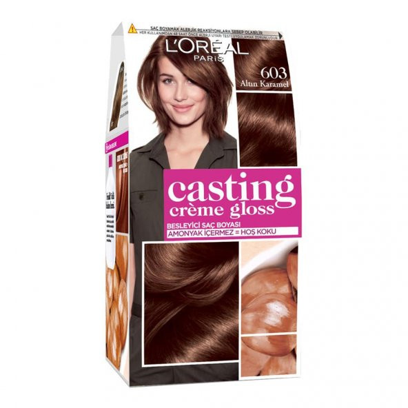 Loreal Casting Creme Gloss 603 Altın Karamel Saç Boyası - Resim 2