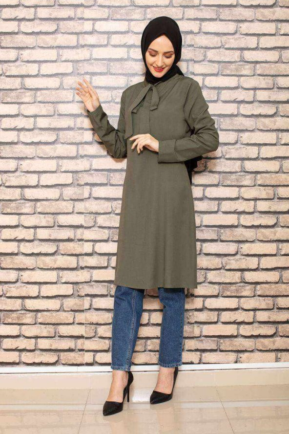 Moda Twins Desenli Tunik - 2