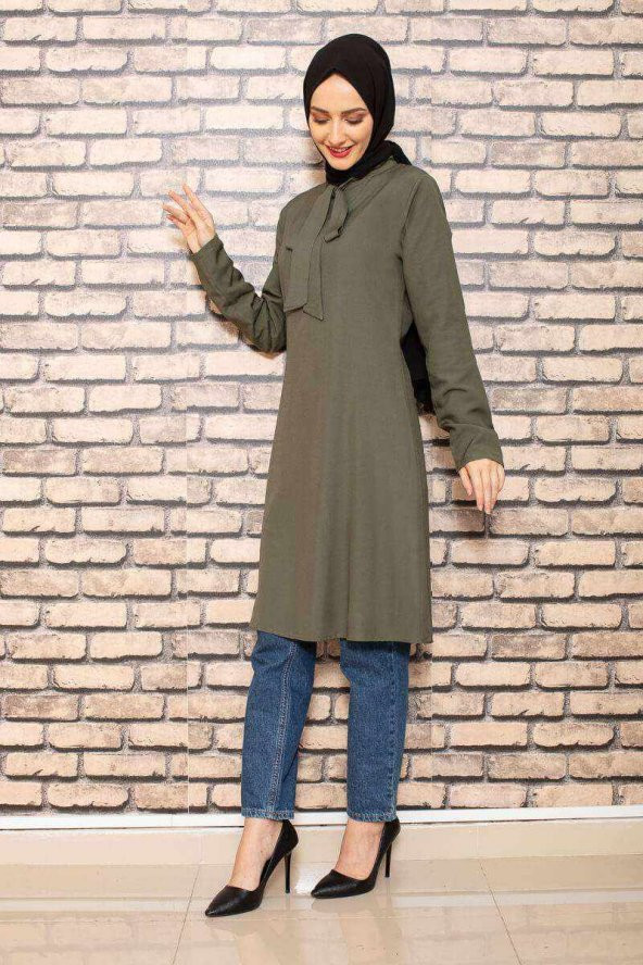 Moda Twins Desenli Tunik - 3