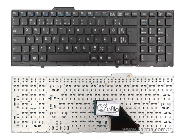 Sony Vaio VPCF1 Notebook Klavyesi - Siyah - TR - Backlit Yok