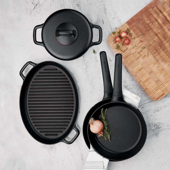 Korkmaz A1354 Gusto Plus Kısa Tencere 24 Cm - 3