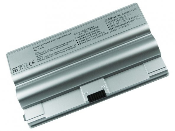 Sony Vaio VGN-FZ - VGP-BPS8 Serisi Notebook Batarya - Silver