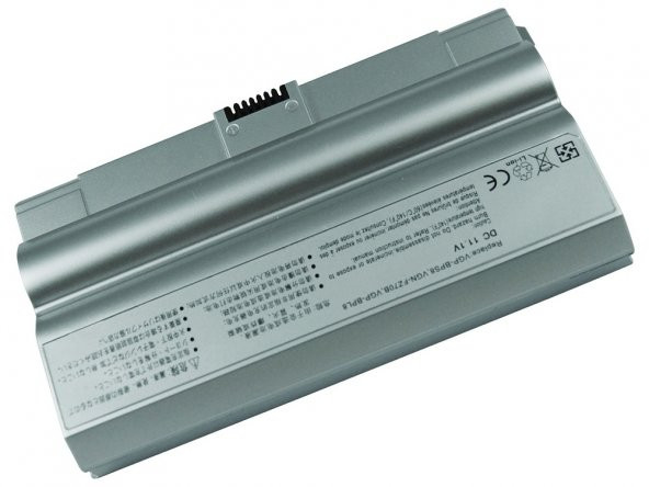 Sony Vaio VGN-FZ - VGP-BPS8 Serisi Notebook Batarya - Silver - 2