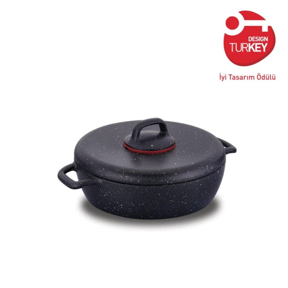 Korkmaz A1355 Gusto Plus Kısa Tencere 26 cm