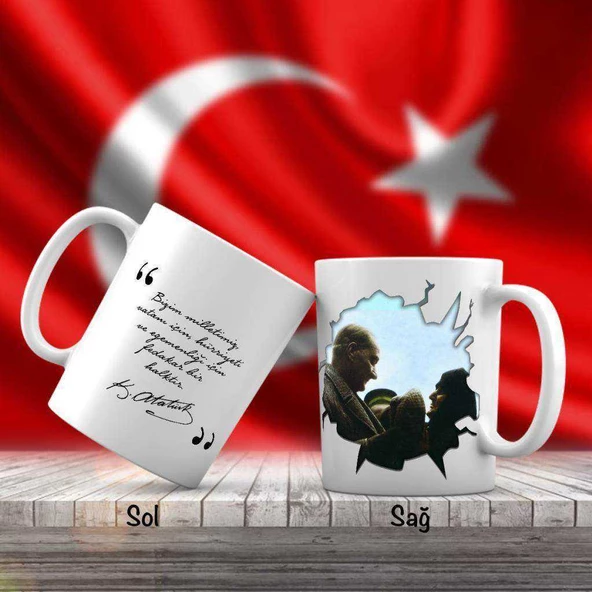 Mustafa Kemal Atatürk ve Türk Kadını - Atatürk'ün Sözleri -Kupa Bardak
