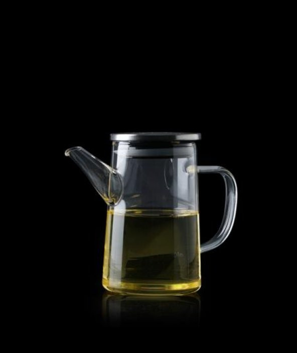 Acar 9344 Evie Metal Kapaklı Cam Yağdanlık - 200 ML - 2