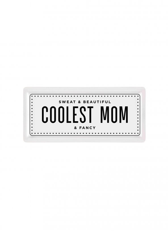 The Mia PRS0162 Coolest Mom Dikdörtgen Servis 35x16 cm