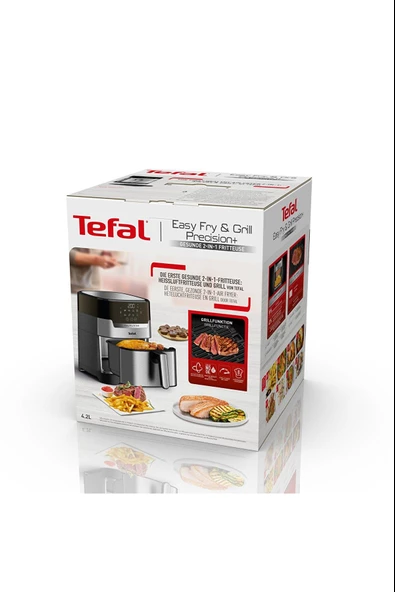 Tefal EY505D15 Easy Fry Grill Precision + Yağsız Fritöz Airfryer, Hava ile Kızartma & Izgara - 8
