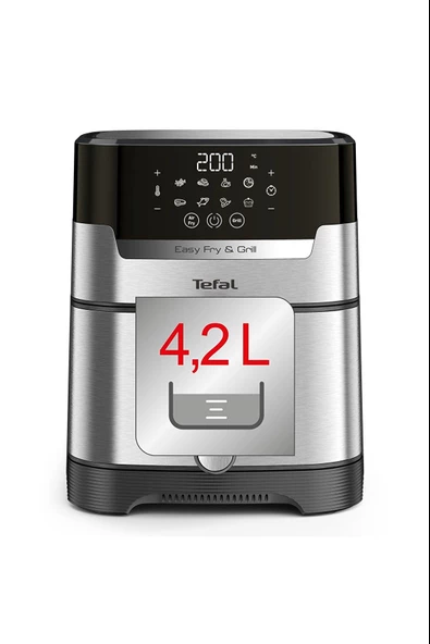 Tefal EY505D15 Easy Fry Grill Precision + Yağsız Fritöz Airfryer, Hava ile Kızartma & Izgara - 6