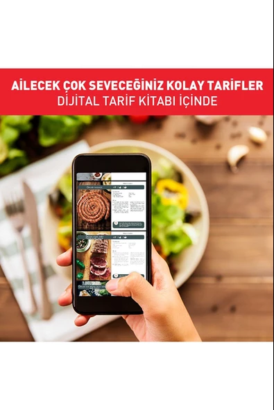 Tefal EY505D15 Easy Fry Grill Precision + Yağsız Fritöz Airfryer, Hava ile Kızartma & Izgara - 2