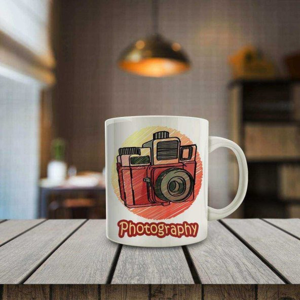 Photography - Fotoğrafçılık Tasarım Hediyelik Kupa Bardak