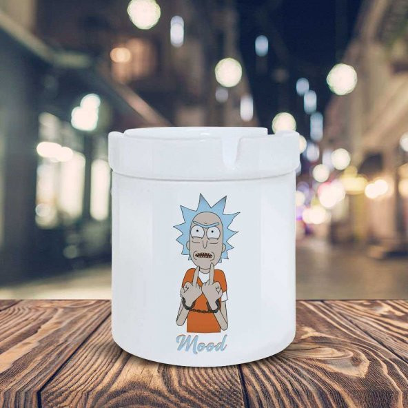 Mood Küllük Rick And Morty Baskılı Kül Tablası K-152
