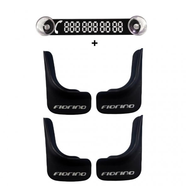 Fiat Fiorino Uyumlu 4lü Paçalık Çamurluk Seti + Numaratör Tel No Numaralık BDN0003 - 2