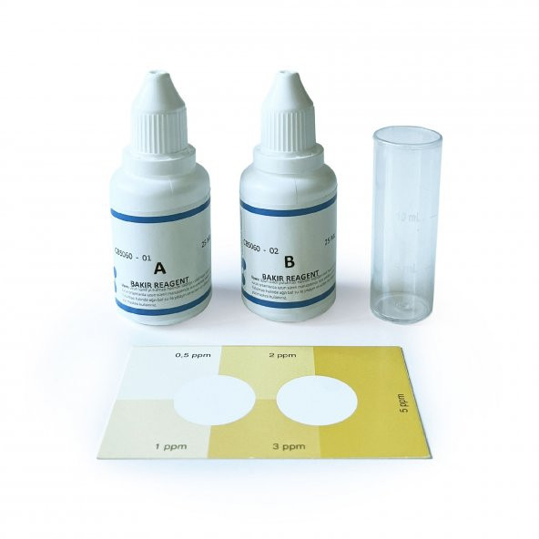 ChemBio Bakır Test Kiti 0-5 ppm 100 Test Kolorimetrik - 2
