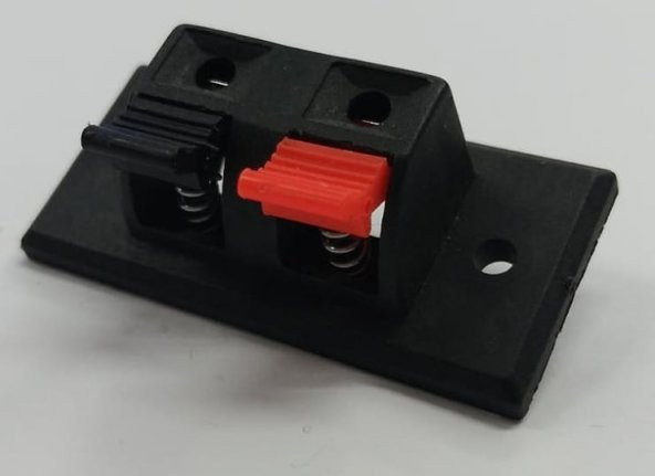 Hoparlör Çıkış Terminali 2li - Dikdörtgen