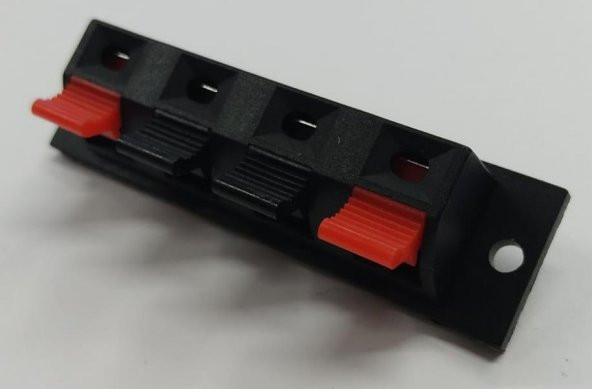 Hoparlör Çıkış Terminali 4lü - Dikdörtgen