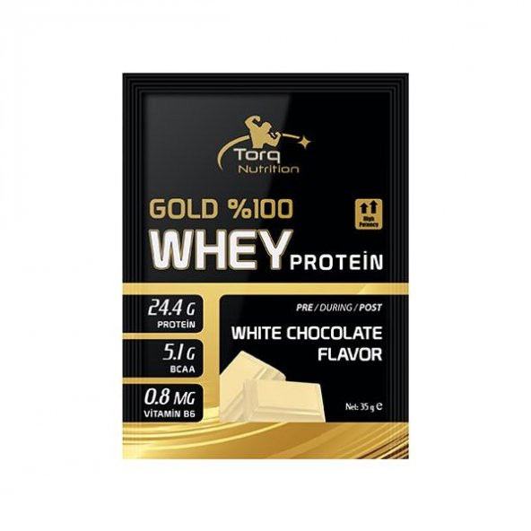 Torq Nutrition Gold Whey Protein 35 Gr - Beyaz Çikolata