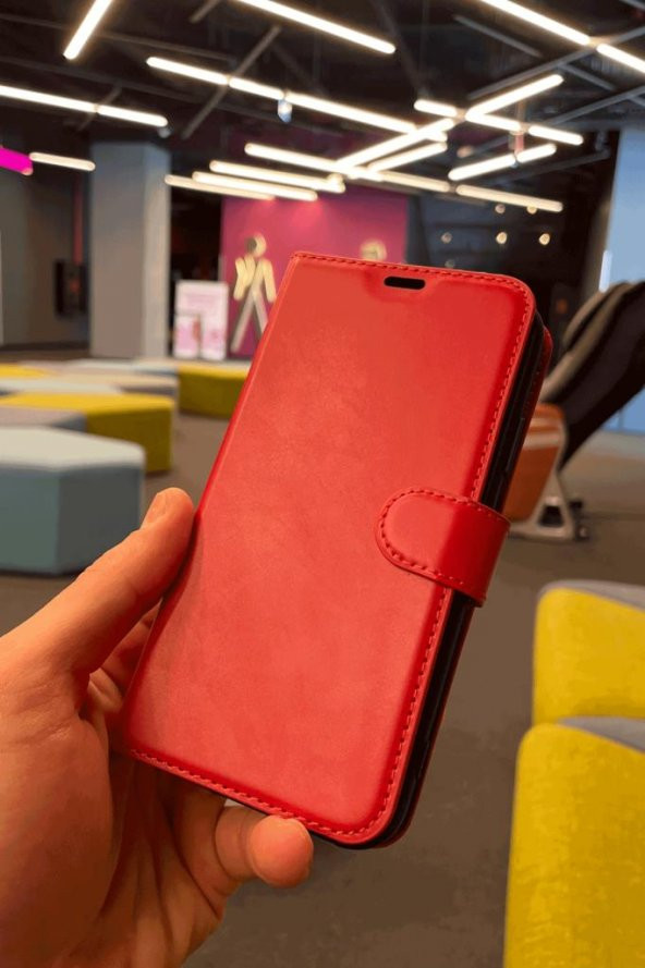 Samsung Galaxy A04s Cüzdanlı Kapaklı Kılıf Kartlıklı Standlı Kopçalı - 12