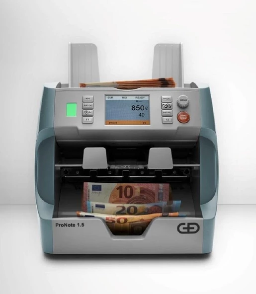 Giesecke+Devrient ProNote 1.5 Banknot Sayma Makinesi, 25 Ülke Para Birimi Sayar - 3