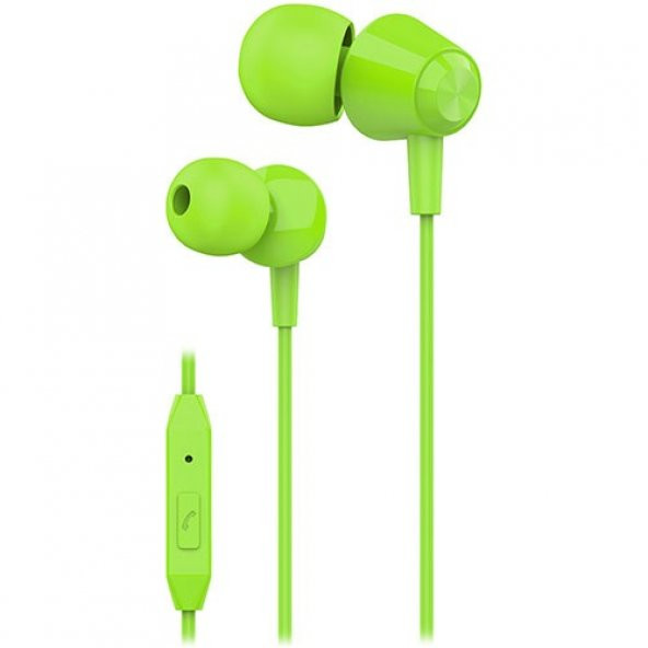 S-link SL-KU160 Mobil Uyumlu Kulak İçi Mikrofonlu Kulaklık - Yeşil