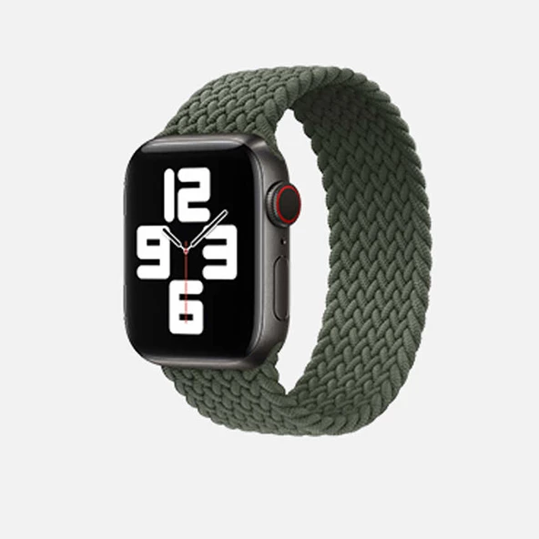 Apple Watch Ultra 49mm Kordon KRD-32 Hasır Örgü Dizayn Kordon - Resim 3