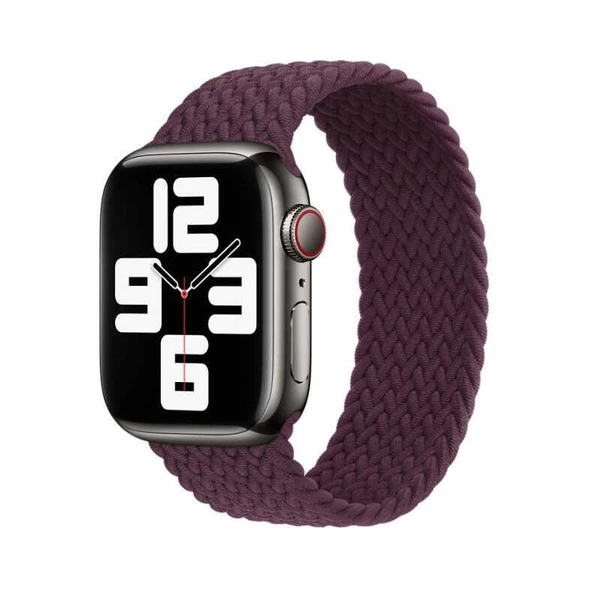 Apple Watch Ultra 49mm Kordon KRD-32 Hasır Örgü Dizayn Kordon