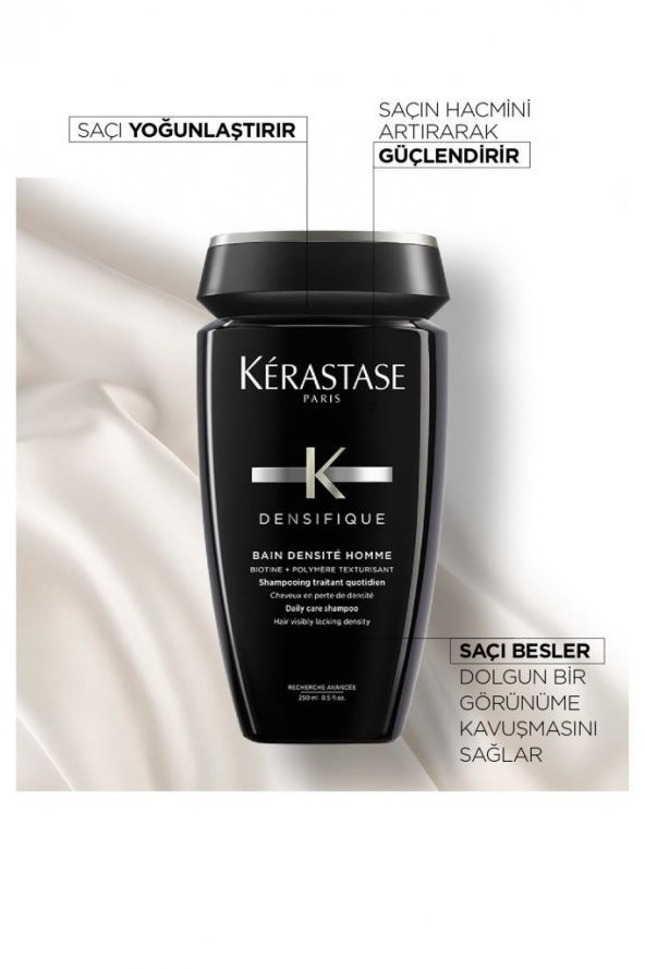 Kerastase Bain Densifique Homme Erkekler İçin Yoğunluk Kazandıran Şampuan 250 ML - 2