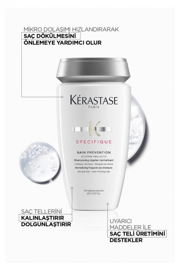 Kerastase Specifique Bain Prevention Dökülme Önleyici Şampuan 250ml - 3