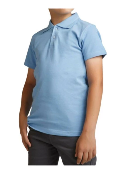 Polo Yaka Çocuk Tişört - Kısa - ÖZ - 7