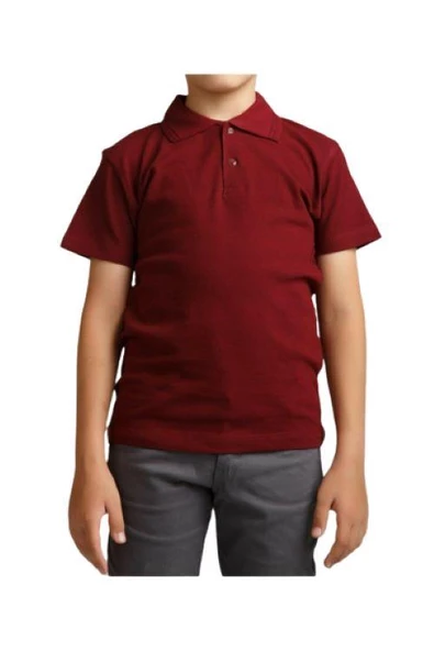 Polo Yaka Çocuk Tişört - Kısa - ÖZ - 3