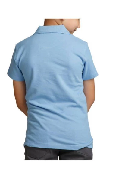 Polo Yaka Çocuk Tişört - Kısa - ÖZ - 9