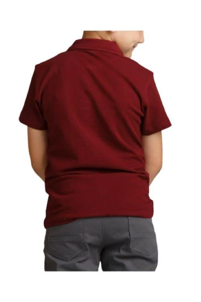 Polo Yaka Çocuk Tişört - Kısa - ÖZ - 5