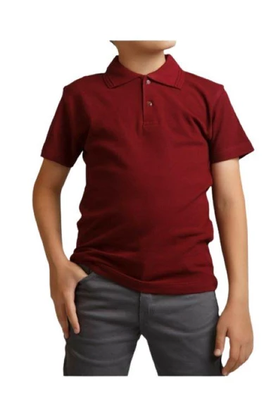 Polo Yaka Çocuk Tişört - Kısa - ÖZ - 2