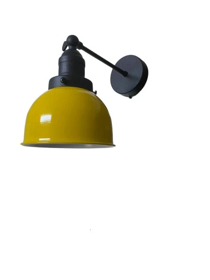 Rsylight Retro Metal Dekoratif Rustik Sarı Mafsallı Duvar Aplik - Resim 2