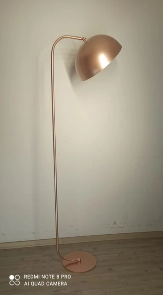 Rys Retro Metal Dekoratif Rustik Mafsallı Bakır Rustik Köşe Lambası Başlık Çap:40 cm ürün görseli