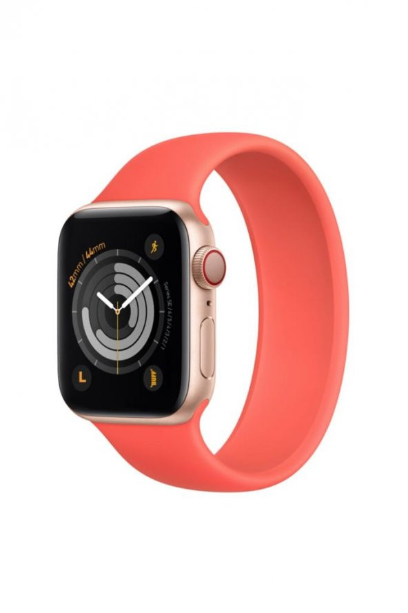 Buff Apple Watch Uyumlu Bands Rubber 42/44 L Pink