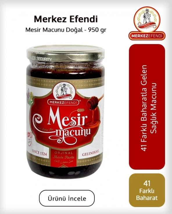 Mesir Macunu Doğal 1 Adet 950 Gr Hediyelik