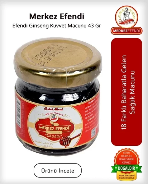 Merkez Efendi Ginseng Macunu 43 Gr