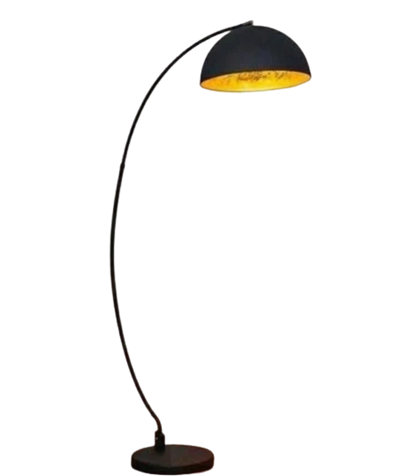 Retro Metal Dekoratif Siyah Köşe Lambası 40 cm - Resim 3