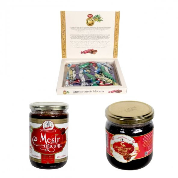 Mesir Macunu Aile Hediye Seti 350 Gr Hediyelik Macun,950 Gr Macun ve 240 Gr Ginseng - 2
