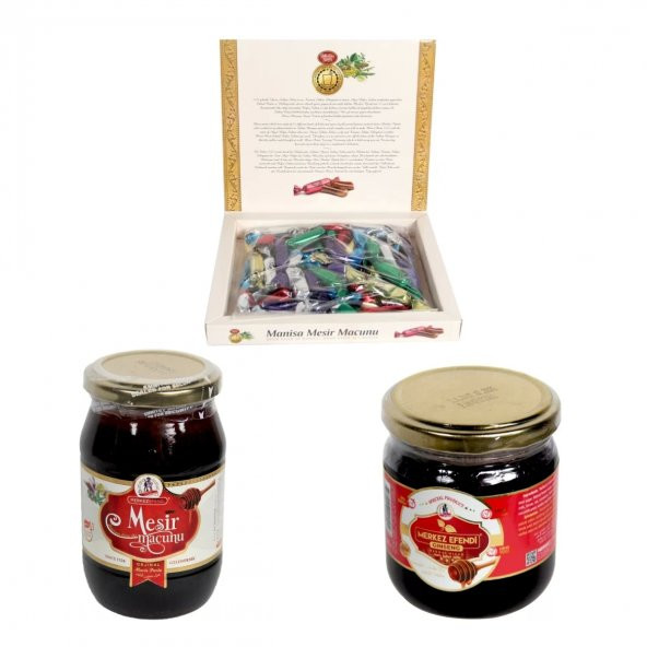 Mesir Macunu Aile Sağlık Seti L 195 Gr Hediyelik Macun 450 Gr Macun ve 43 Gr Ginseng Macun - 2