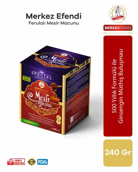 Mesir Macunu Performans Serisi 240 Gr Ferula ve 10 Adet Tek Kullanımlık Macun - 4